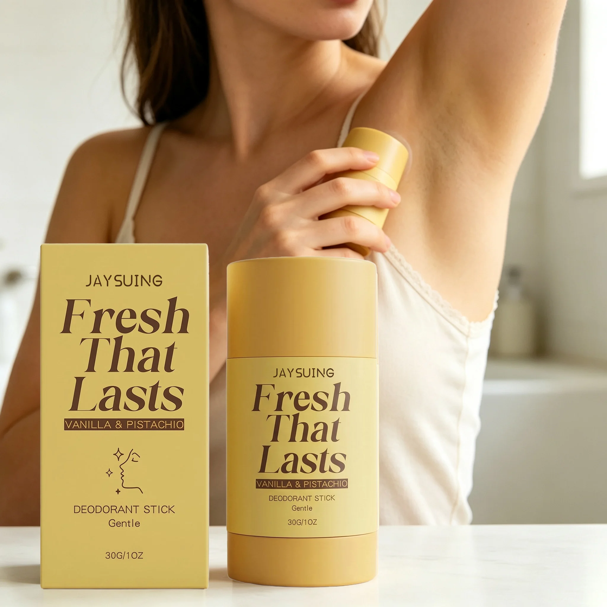 30g Body Deodorant Stick Lasting Vanilla Fragrance Moisturizing Skin Refreshing Eliminate Bad Odor Non-irritating Body Deodorant