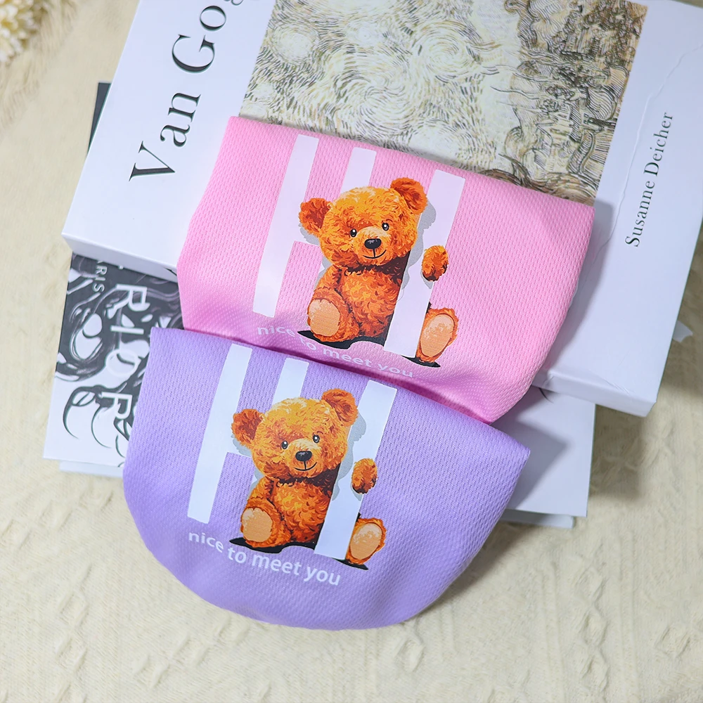 Spring/Summer Thin Pet Vest Handsome Cat and Dog Universal Cartoon Bear Print Candy Color Cute Pullover Clothes
