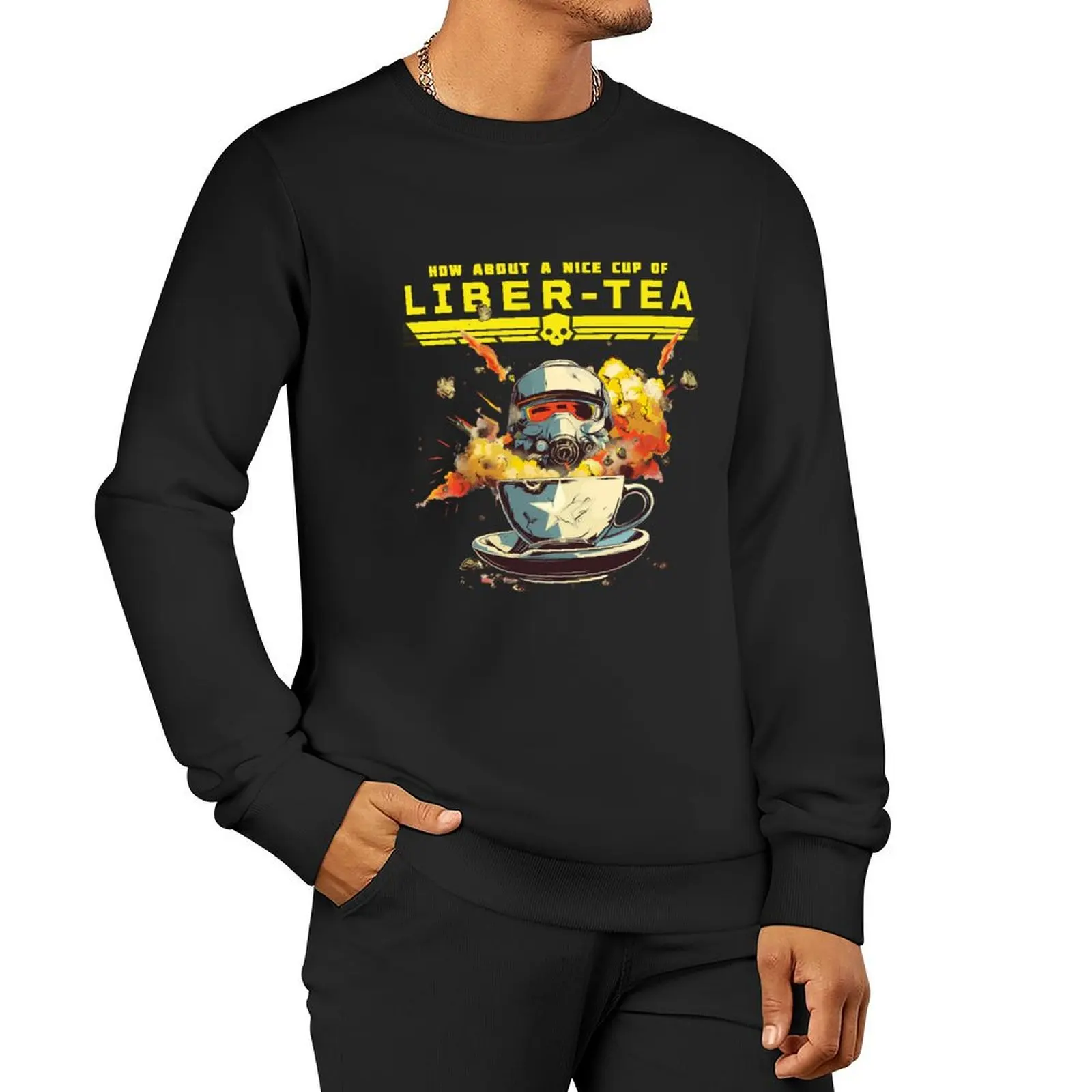 

LIBER-TEA - HellDivers II Sweatshirt aesthetic clothing oversize sweatshirts