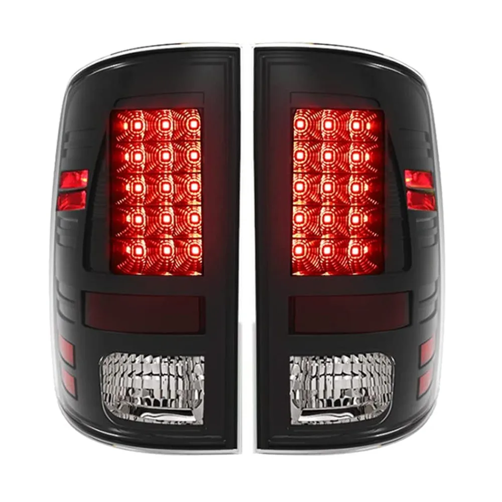 2pc Car Tail Light Assembly For Dodge Ram 1500 2500 3500 2009-2018 Rear Brake Parking Lights Taillights Plug And Play