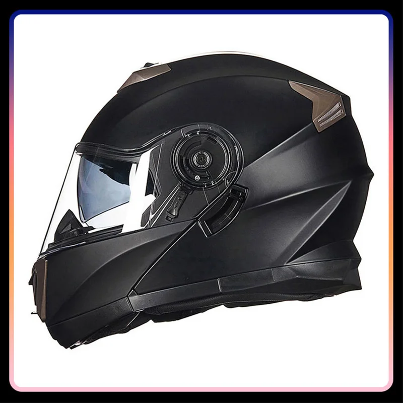

Full Face Helmets for Motorcycle Motorbike Flip Up Helmet HD Visors Capacete De Moto Casque Moto Kask All Season DOT Approved