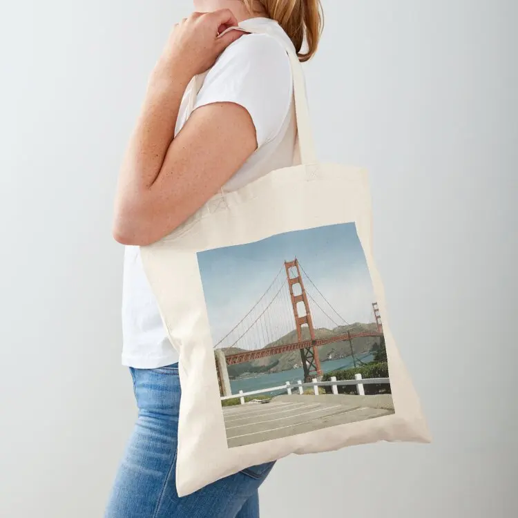 

1950s - The Golden Gate Bridge and Bay Area in San Francisco, California Tote Bag sac pour femme shopper bags