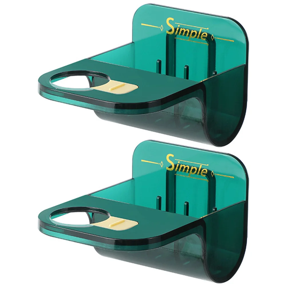 

2Pcs Shower Soap Holder Wall Shampoo Hanger Bathroom Bottle Holder Hook High-Grade Pc Material Nail-Free Punch-Free Shampoo