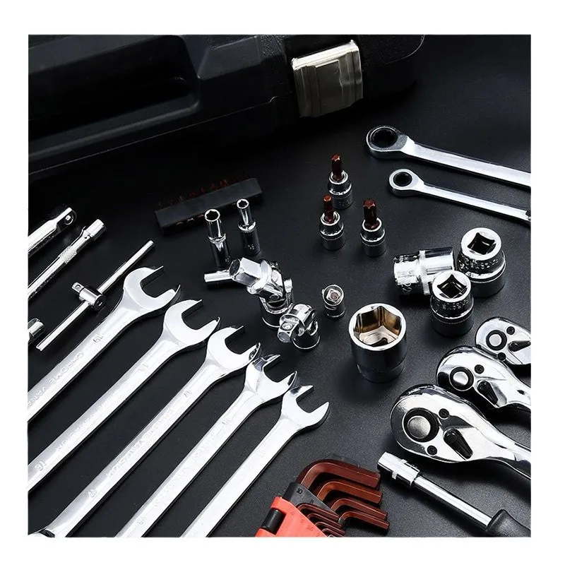 

Auto repair hardware tool set, multi-functional sleeve wrench set, ratchet wrench, car repair toolbox