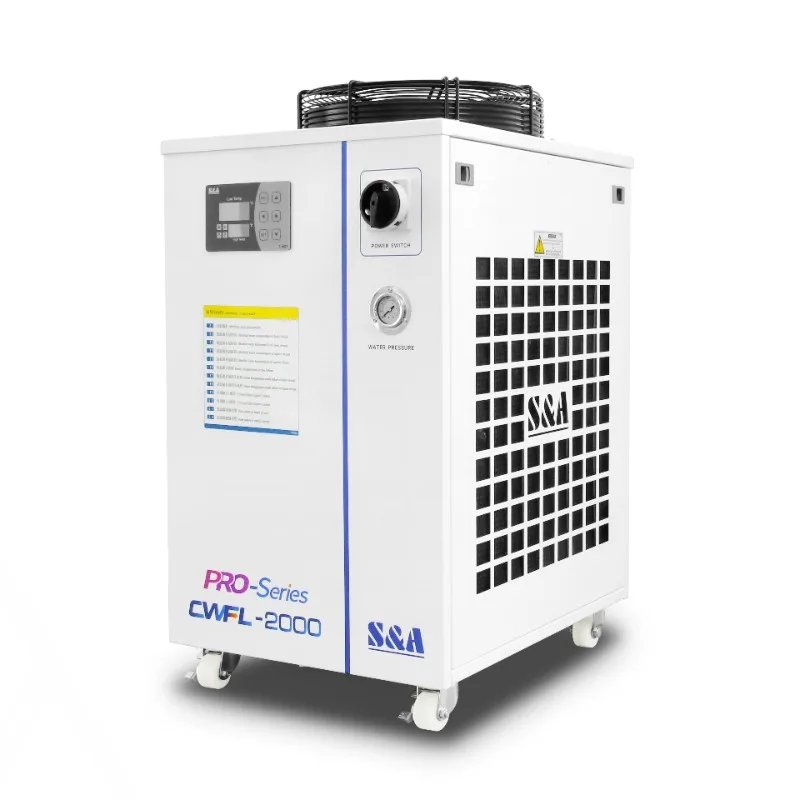 

S&A CWFL-2000 Fiber Laser Cooling Machine Cool Equipment Air Cooled Water Chiller Industrial