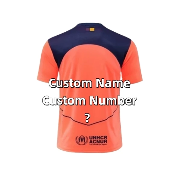 25 26ok BarcaES volwassenen kinder trainingspak met aangepaste nummers en letters 25 26 BarcaES trainingshirt
