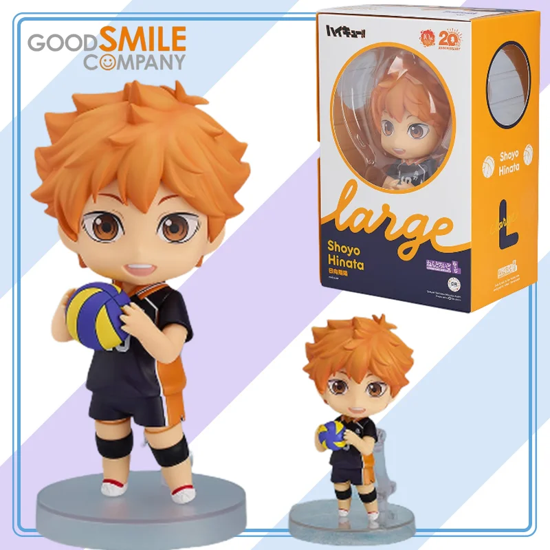 

ХОРОШИЙ ПОСЛЕДНЫЙ КОМАНЬ Подлинный Хайкю!! Nendoroid Raji Hinata Shoyo Коллекция серии Модель персонажа из мультфильма Гаражный комплект Подарки Игрушки
