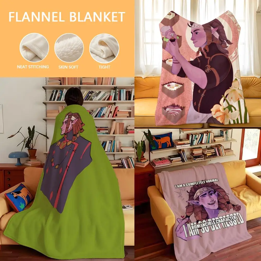 Game P-Palia Throw - Manta de franela con estampado acogedor, portátil, duradera, lavable a máquina, bonita y fresca