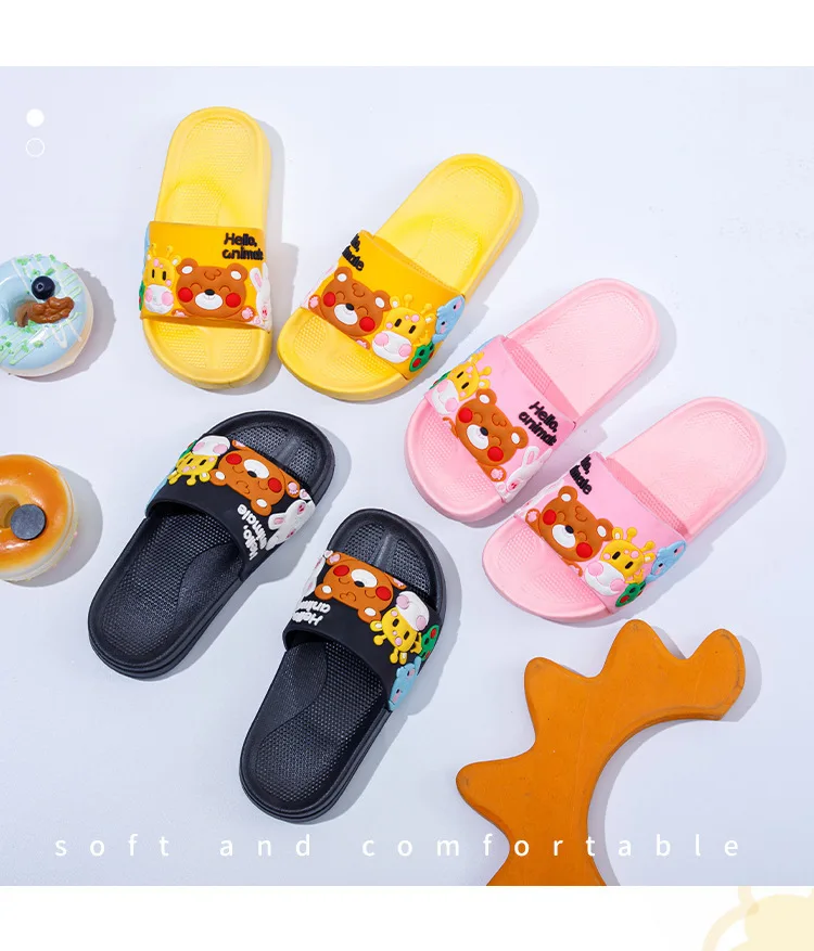 2026 Cartoon Kinderpantoffeln Jungen Mädchen Freizeitschuhe Flache Strand-Wasserschuhe Indoor Weiche Niedliche Flip-Flops für Jungen Mädchen – Detail 19