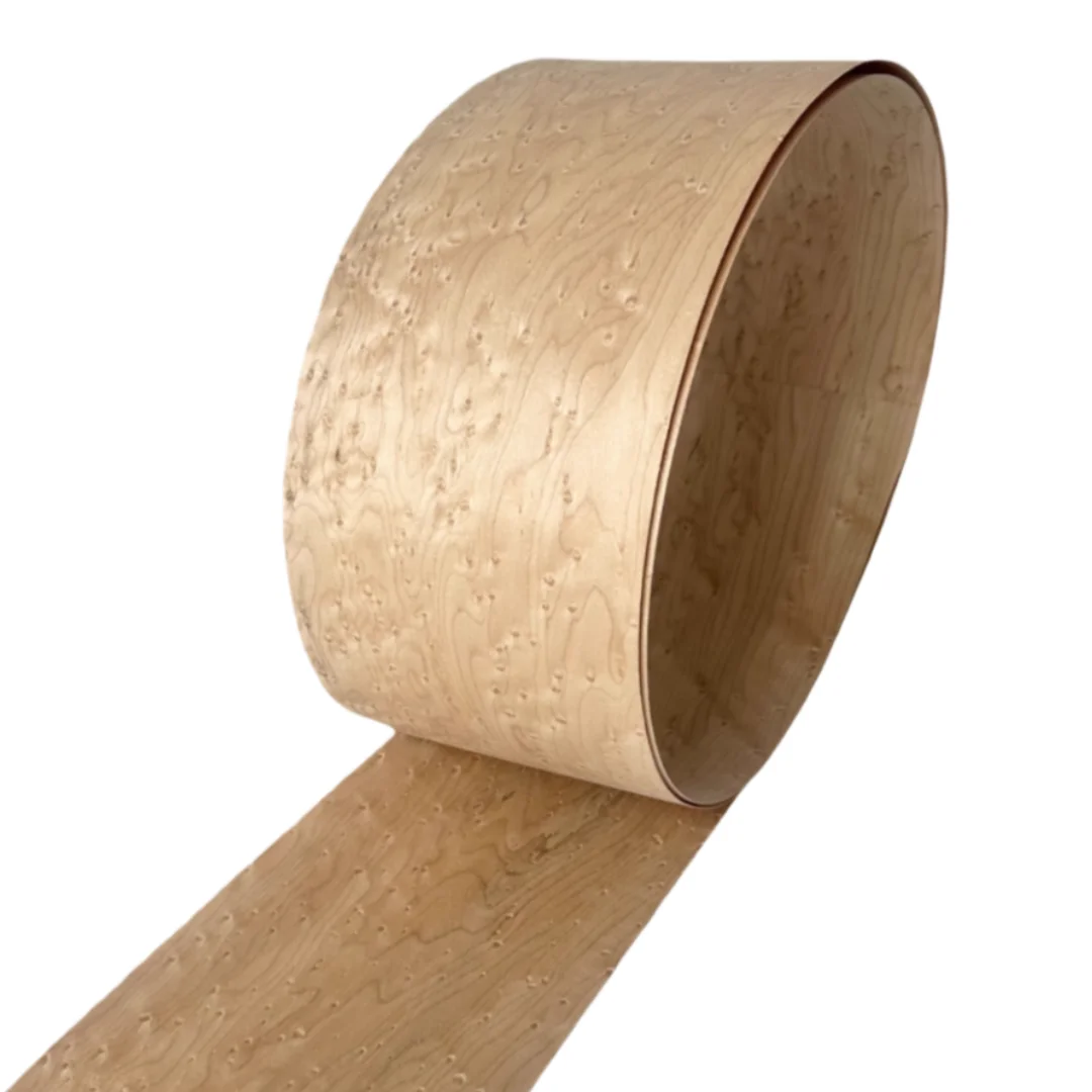 L:2m Width:140mm Thick: 0.5mm Natural Birdseye Maple Wood Veneer DIY  Furniture Makeover Car Interior Upgrade Speaker Styling