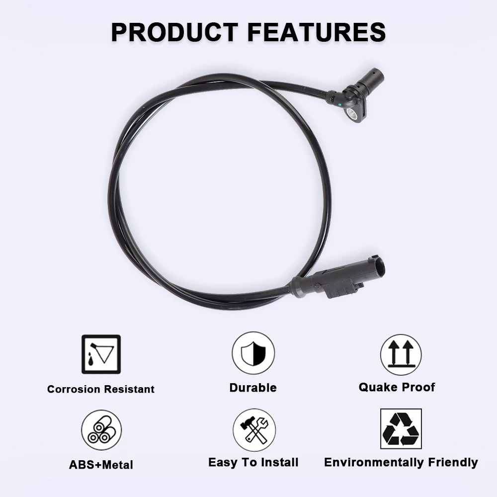 For Kymco Xciting 250 S250 ST250 CT300 S350 X350 350 400 Motorcycle ABS Front Wheel Speed Sensor Wire Silicone Cord Accessories