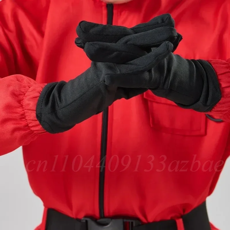 ใหม่สีแดงปลาหมึกยักษ์คอสเพลย์เครื่องแต่งกายสำหรับผู้ใหญ่วัยรุ่นเกมจั๊มสูทปาร์ตี้ฮาโลวีนชุดวอร์มชุดบทบาทเล่นเครื่องแต่งกาย