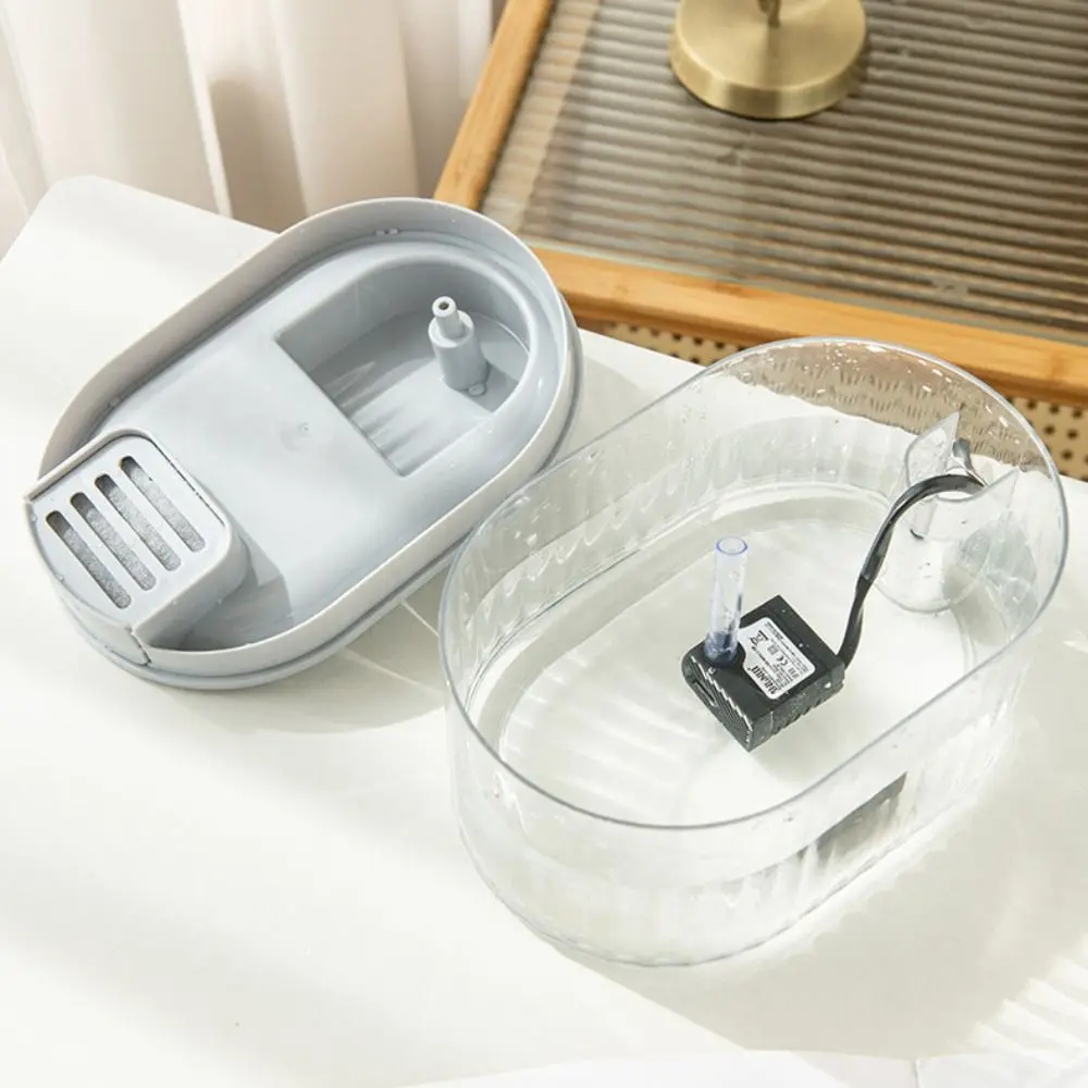 

1.5L Cat Automatic Water Dispenser Intelligent Transparent Pet Water Fountain Mute Circulation Pet Drinking Bowl Neck Protection