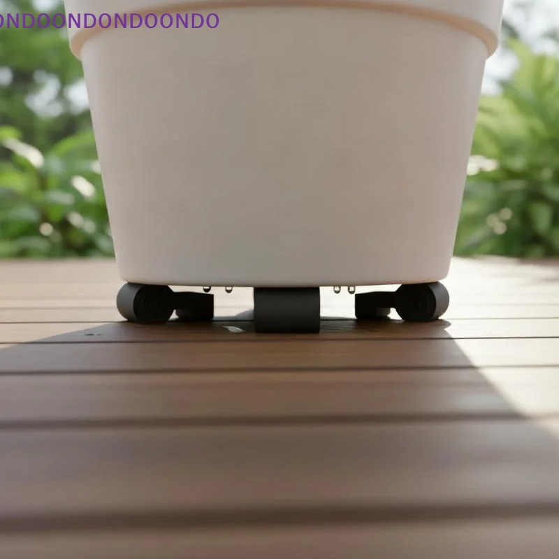 Flower Pot Riser Feet Elevator Pads 3Pcs Good Drainage Prevent Root Rot Scratch Proof for Floor Protection Use