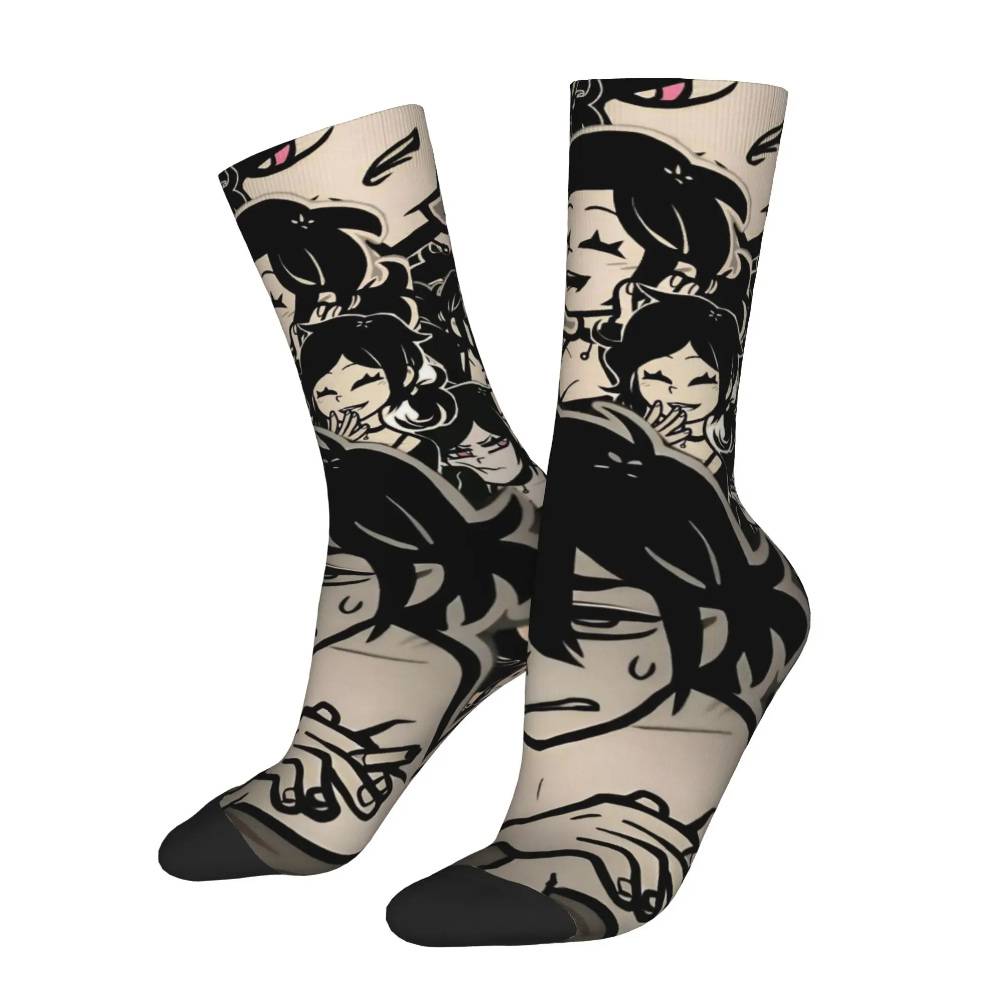 Winter Warm Harajuku Unisex Game The Coffin Of A-Andy And L-Leyley Socks  Sweat Absorbing Skateboard Socks