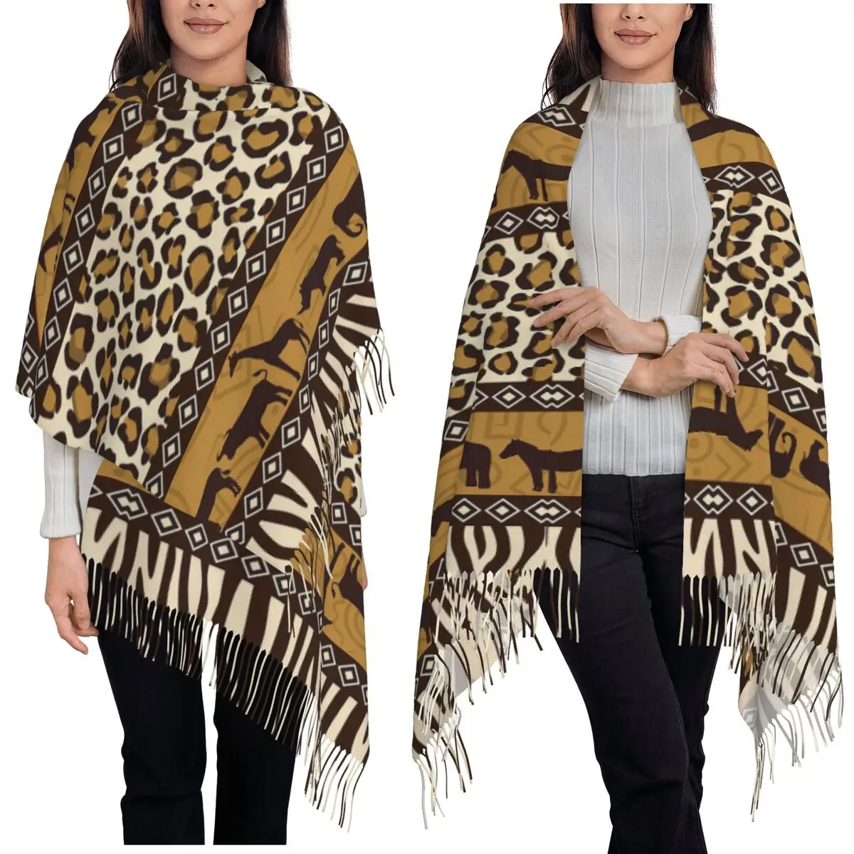 

Kabyle Amazigh Africa Африканский Алжир Этнический Шарф Шарфы с кисточками для женщин Теплые шали и накидки Большая осенне-зимняя шаль