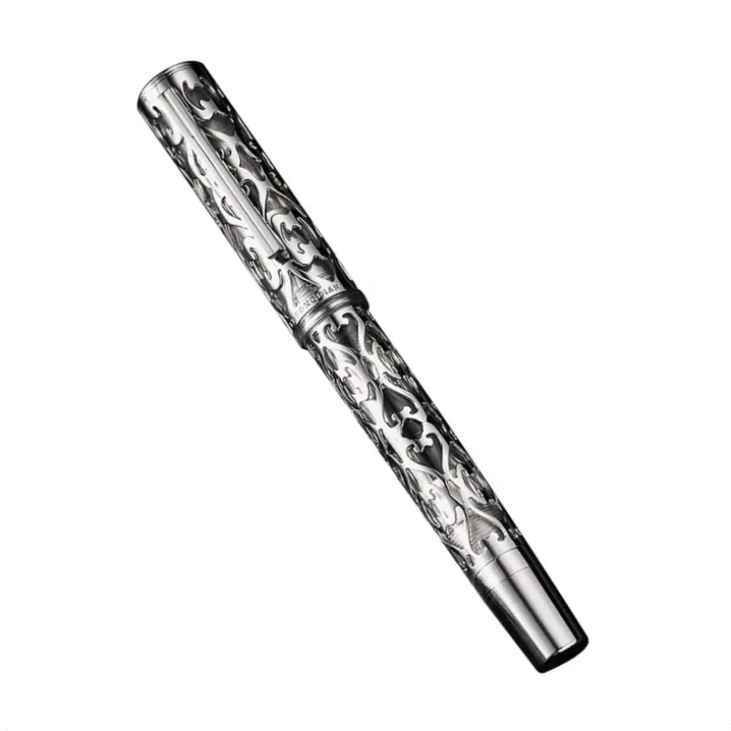 Hongdian D1 Fountain Pen Moon Cage EF F Nib Skeleton Hollow Resin Writing Pens Piston filling school office supplies Stationery