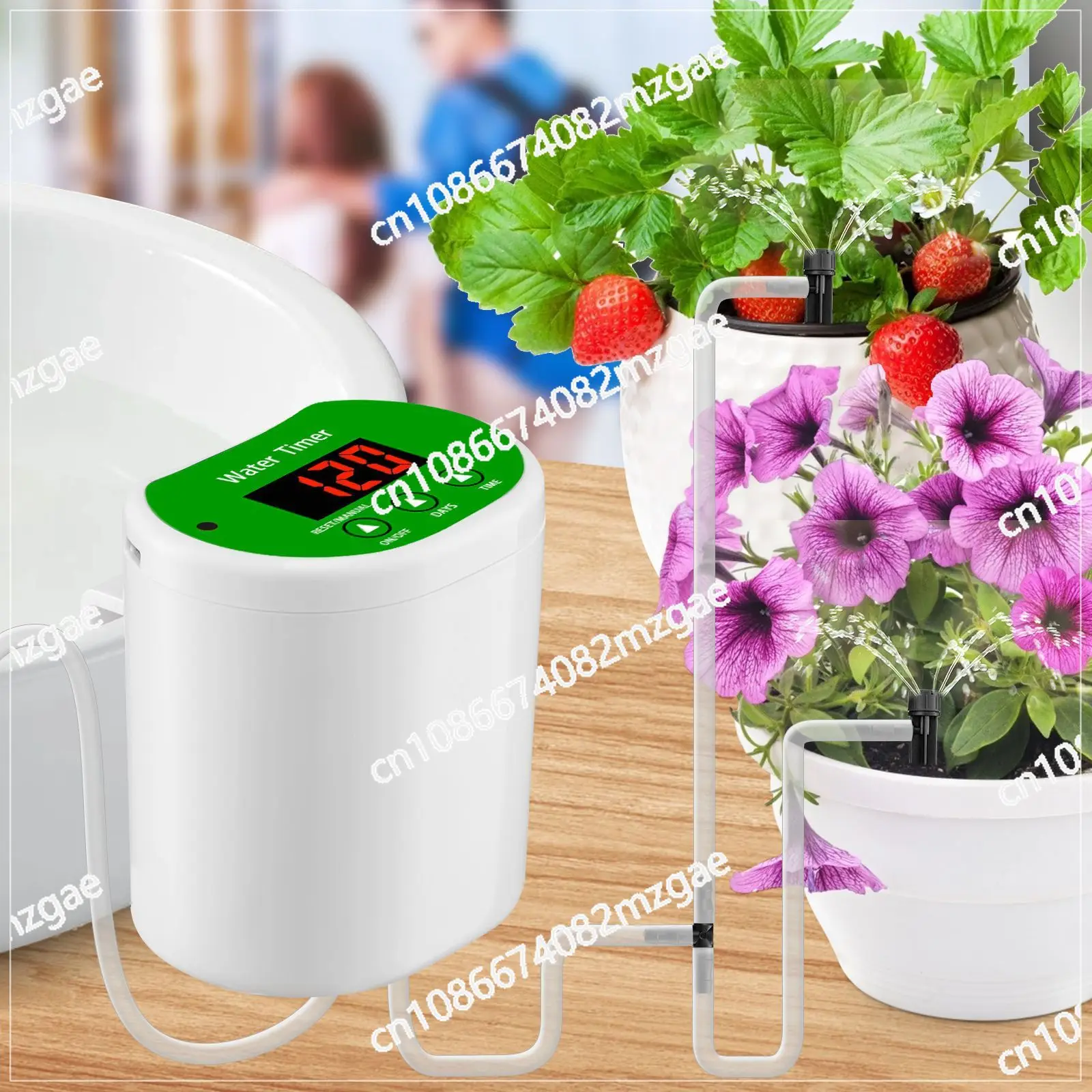 

Intelligent balcony regular large flow automatic flower watering device garden watering artifact green plant drip irrigation