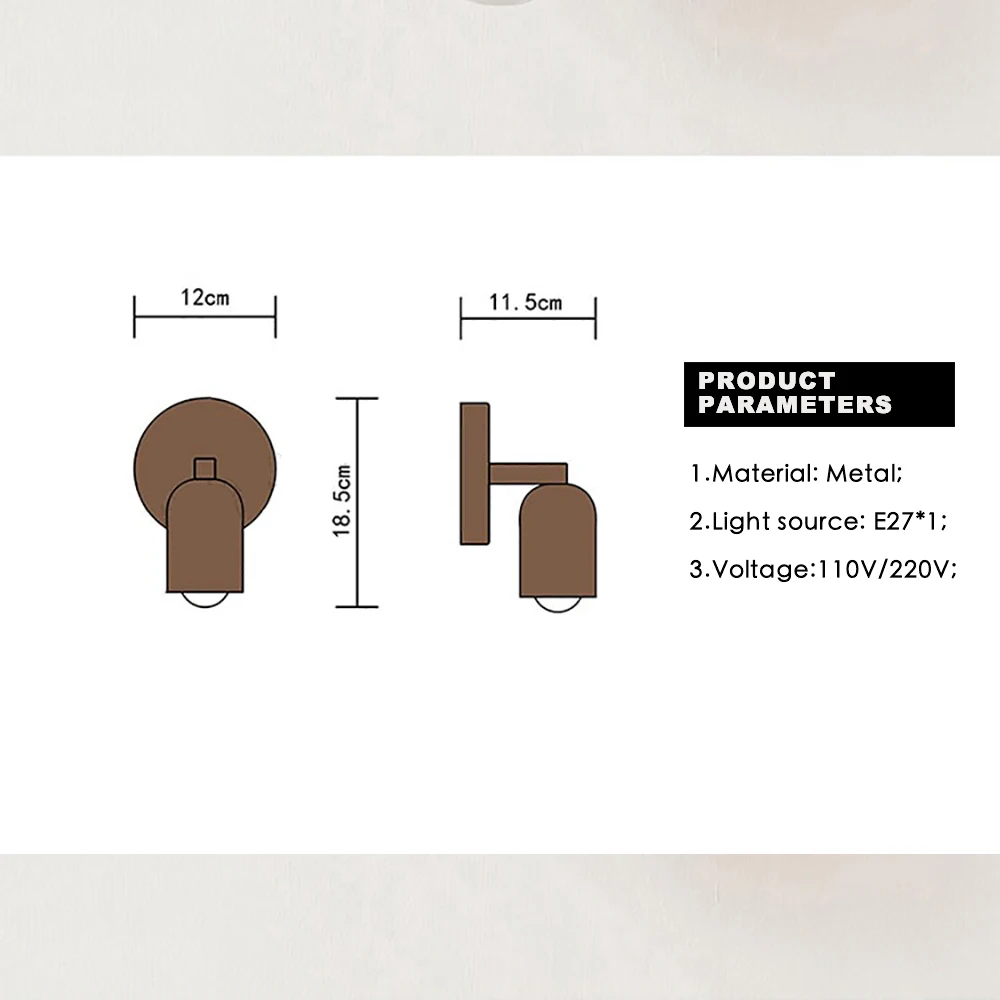 Colorful Nordic Wall Mounted Lamp for Bedroom Bedside Hallway Hotel Decoration Sconce Light Background Modern Led Lighting E27