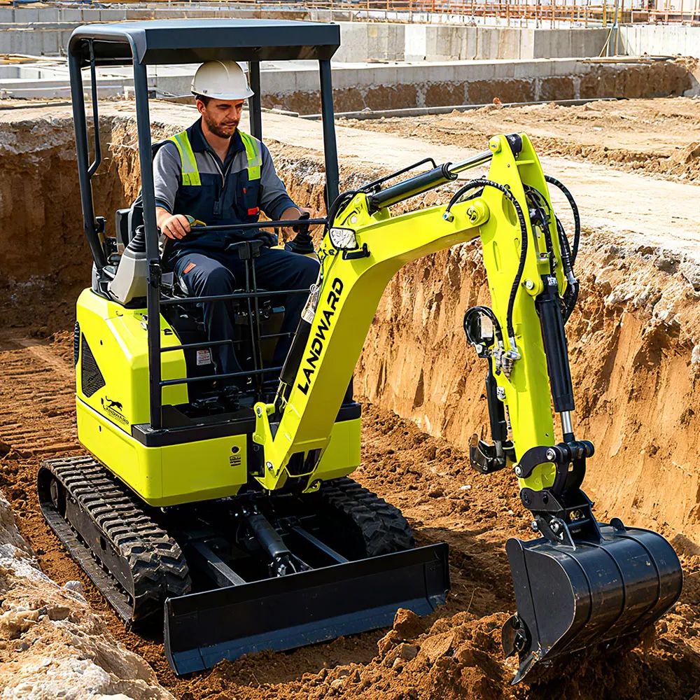 랜드워드 굴삭기 2톤 미니 굴삭기 고급 굴삭기 CE 유로 5 쿠보타 엔진 농장용 LW17E 미니 굴삭기 1.7톤 맞춤형