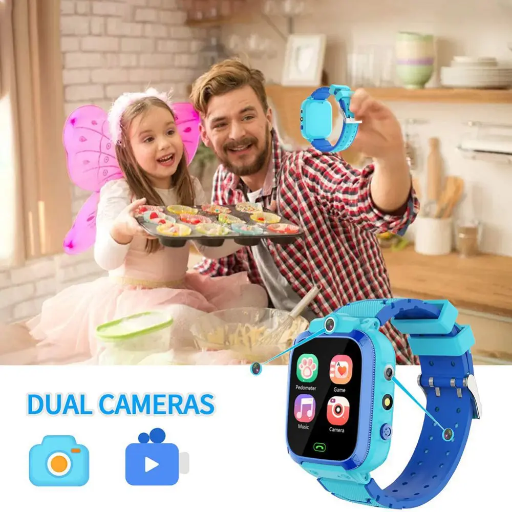 Children Smart Watch Age 3-14 years old, 24 games high-resolution touch screen belt camera music player pedometer flashlight