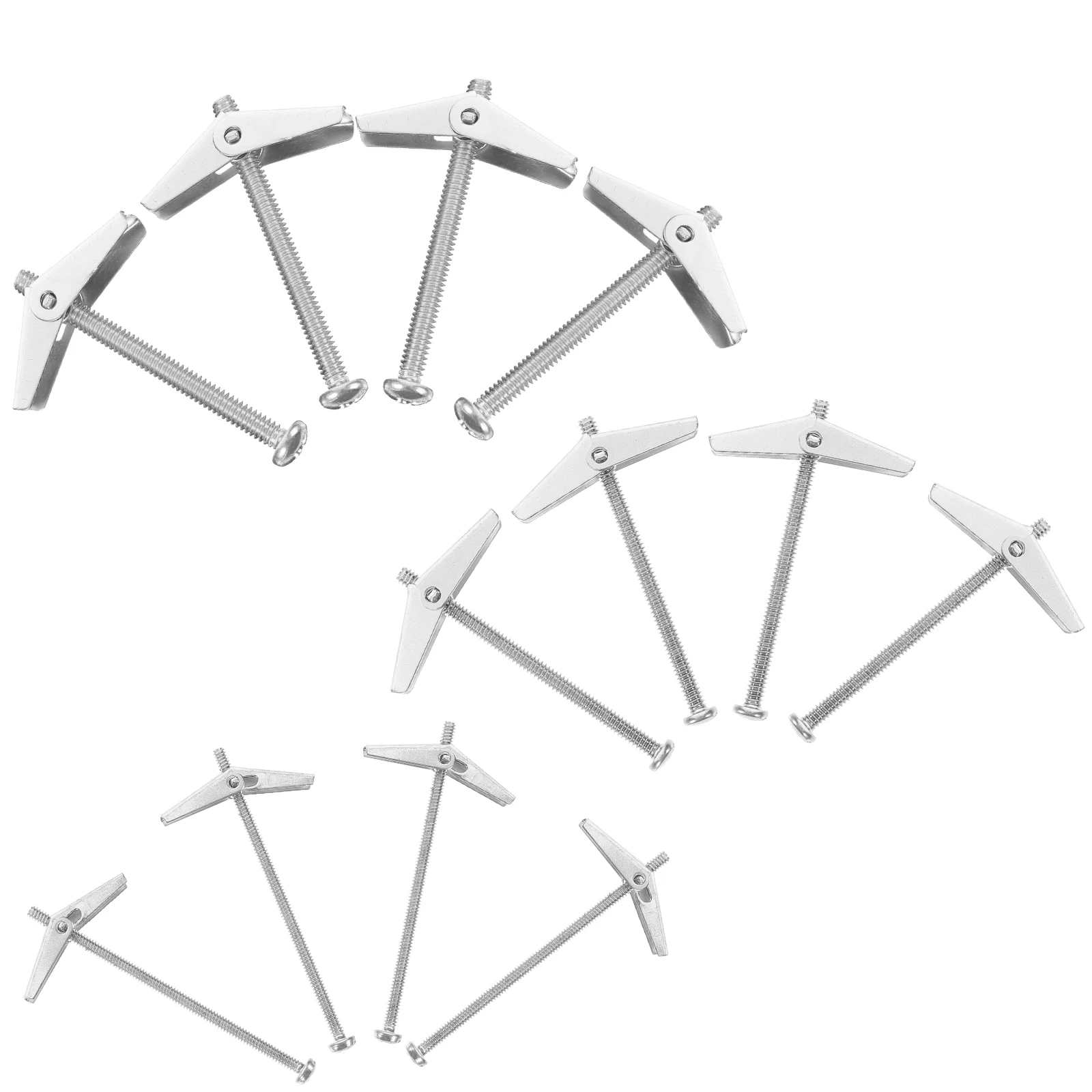 

50 Sets 12x30 A-Type Expansion Screws Hollow Wall Anchor Carbon Steel Galvanized Jack Nuts Screw Fasteners Steel Pipe Iron Sheet