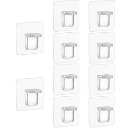 4/10pcs Adhesive Shelf Support Pegs Shelf Support Adhesive Pegs Closet Cabinet Shelf Support Clips Wall Hangers Strong Holders