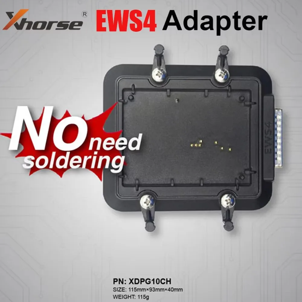 Xhorse EWS4 Adapter for VVDI Prog, VVDI Key Tool Plus and Multi Prog Read Write No Soldering Needed For BMW EWS 4 Modules
