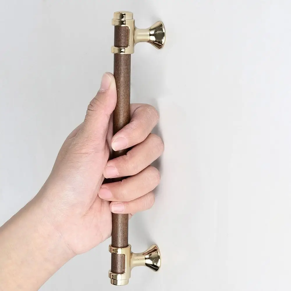 Modern Solid Wooden Door Handles Various Sizes Durable Kitchen Cabinet Handles Multifunctional Drawer Knobs Home Use