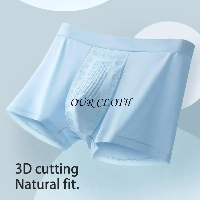 

Men's Massage Therapy Underwear Breathable Elastic Waistband Briefs Shorts Underpants for Sports and Everyday Wear Y1AC