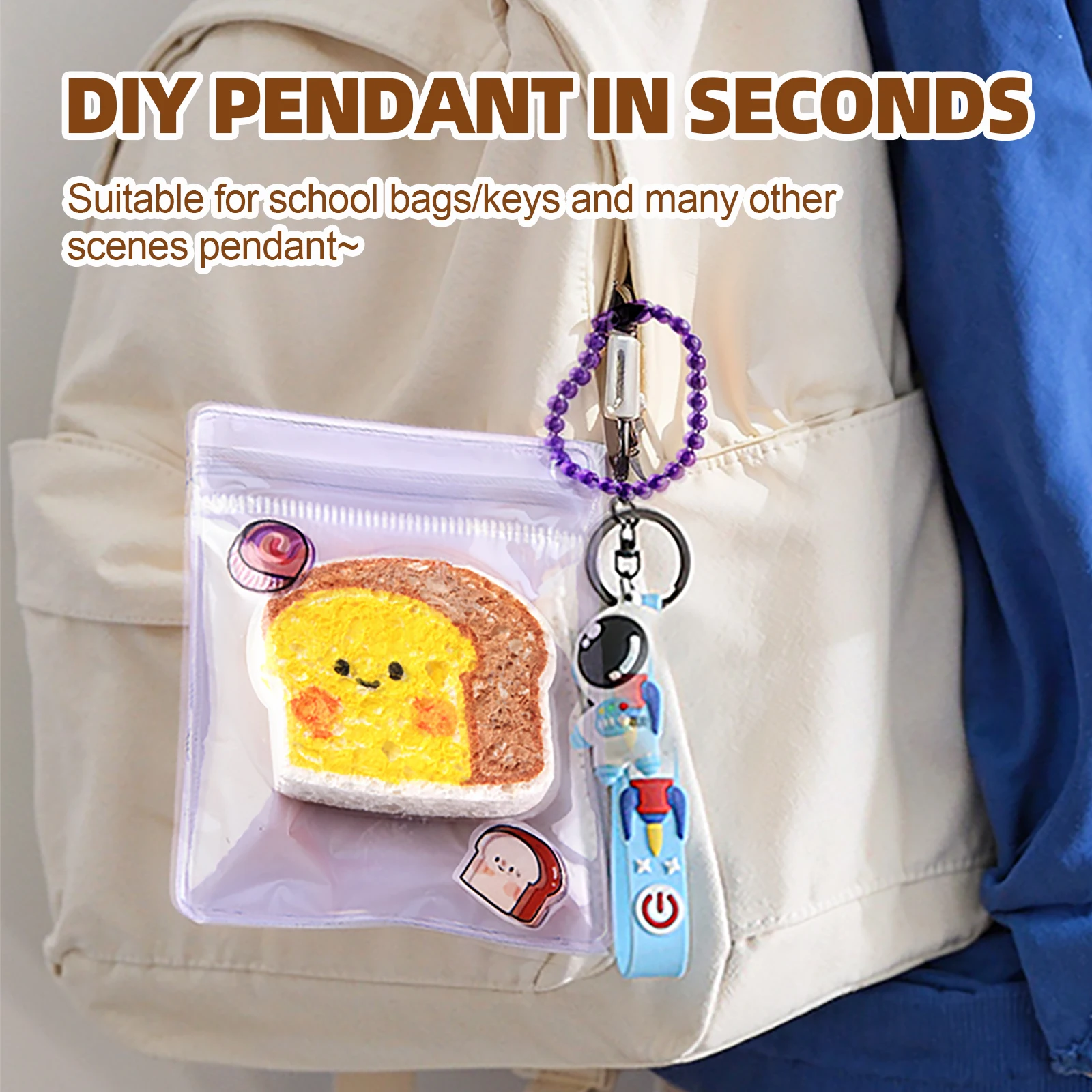 Kit blando de bricolaje de espuma 3D para niños, juguete interactivo para padres e hijos, formas de series de frutas y postres