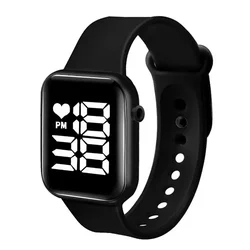 Brand Sports Electronic Watch for Women and Men Digital Watches Children Big Screen Square LED Student Wrist Watches reloj mujer