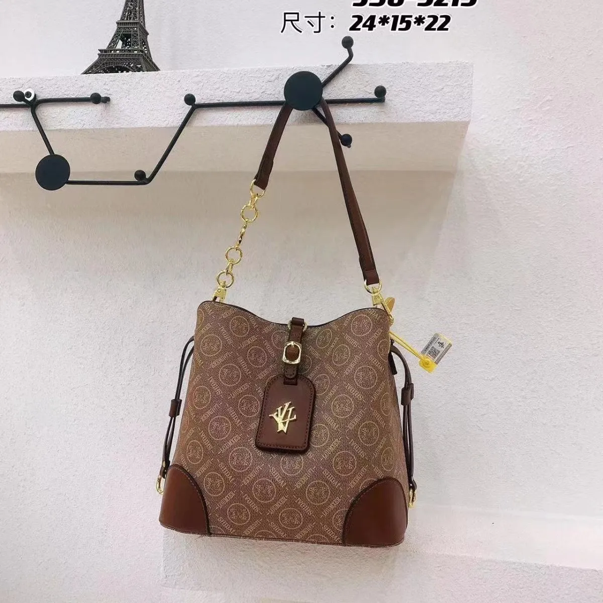 

Luxury Minimalist Crossbody Handbag with Letter Logo for Women Elegant Classic Leather Commuter Bag Large Capacity