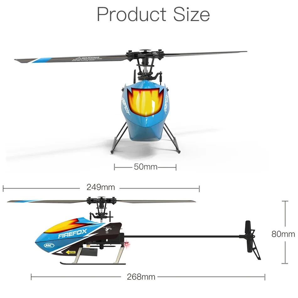 Beginner RTF Automatic Stable RC Helicopter 2.4G 4 Channel Single Propeller Without Aileron E129 C129 Durable Long Flight Time