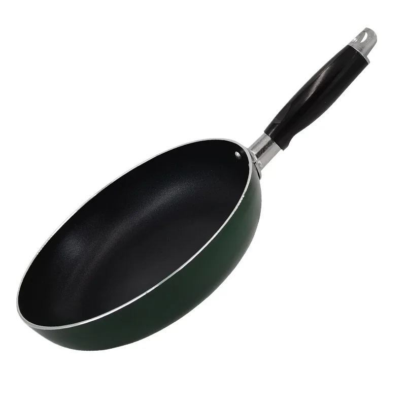 

Aluminum Alloy Composite Bottom Green Flat-Bottom Frying Pan Steak Pan Pancake Pan Induction Cooker Gas Stove Home Commercial