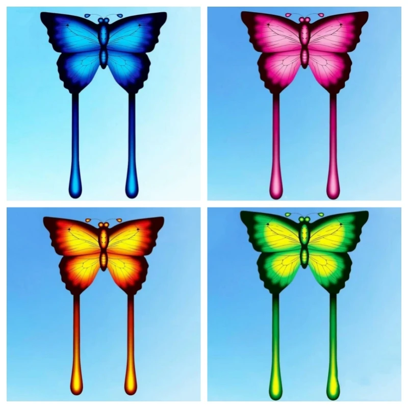 Nouveau cerf-volant papillon, jouet volant, tissu en nylon ripstop, jeux de plein air pour enfants, gell blaster, domination des dragons, cerf-volant pour adultes, cerf-volant de poisson amusant