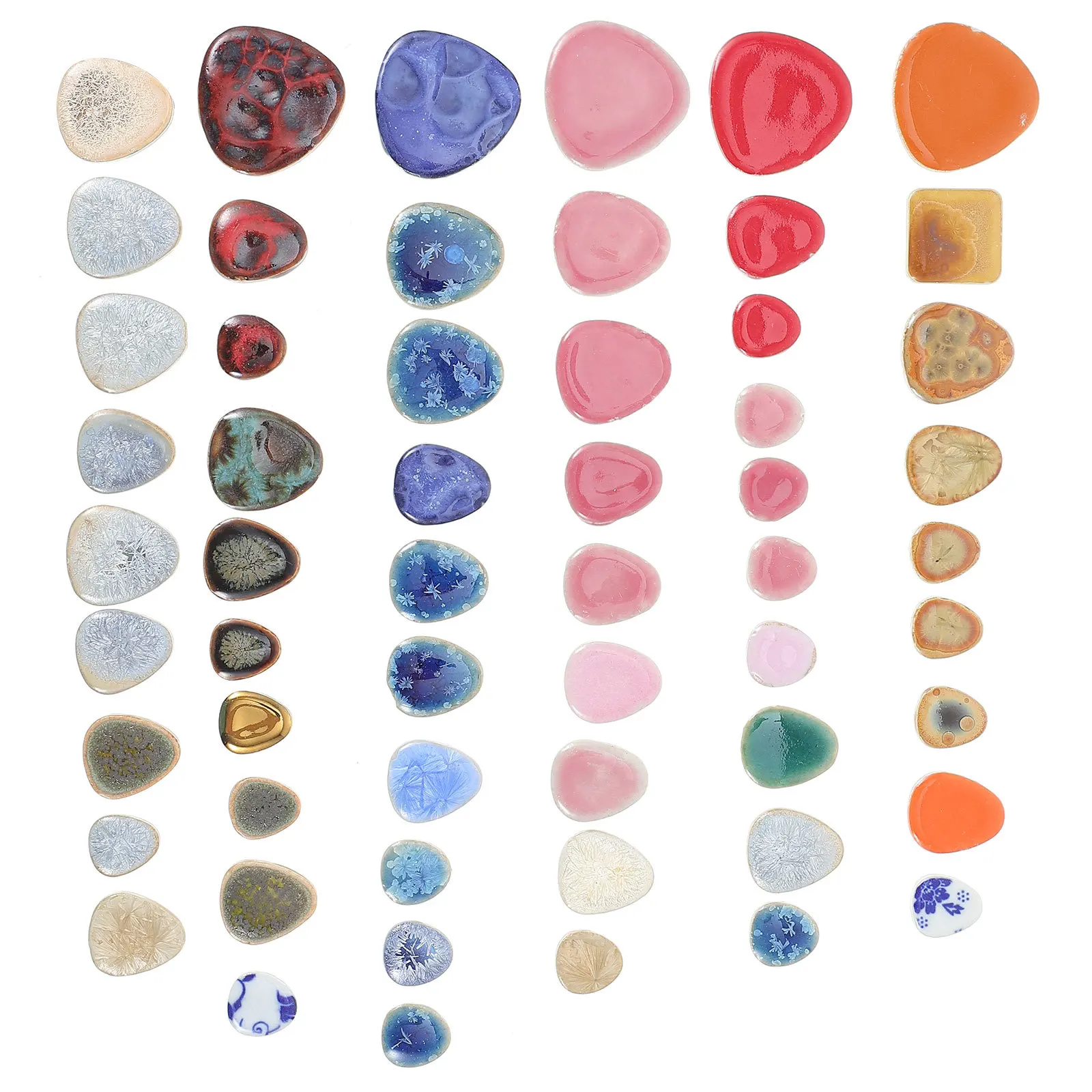 لتقوم بها بنفسك مادة البلاط السيراميك حصاة الحجارة غير النظامية شكل مصقول فسيفساء الحرفية الحجارة DIY بها بنفسك تجميع بلاط صنع حديقة المنزل #1