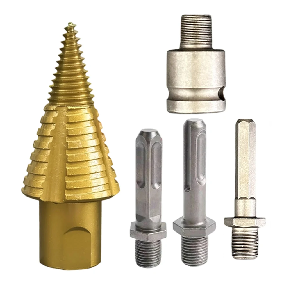 

Wood Drill Bit Firewood Splitter Drill Square/Round/Hex Shank Drill Bit Split Drilling Tool Quick Change Detachable