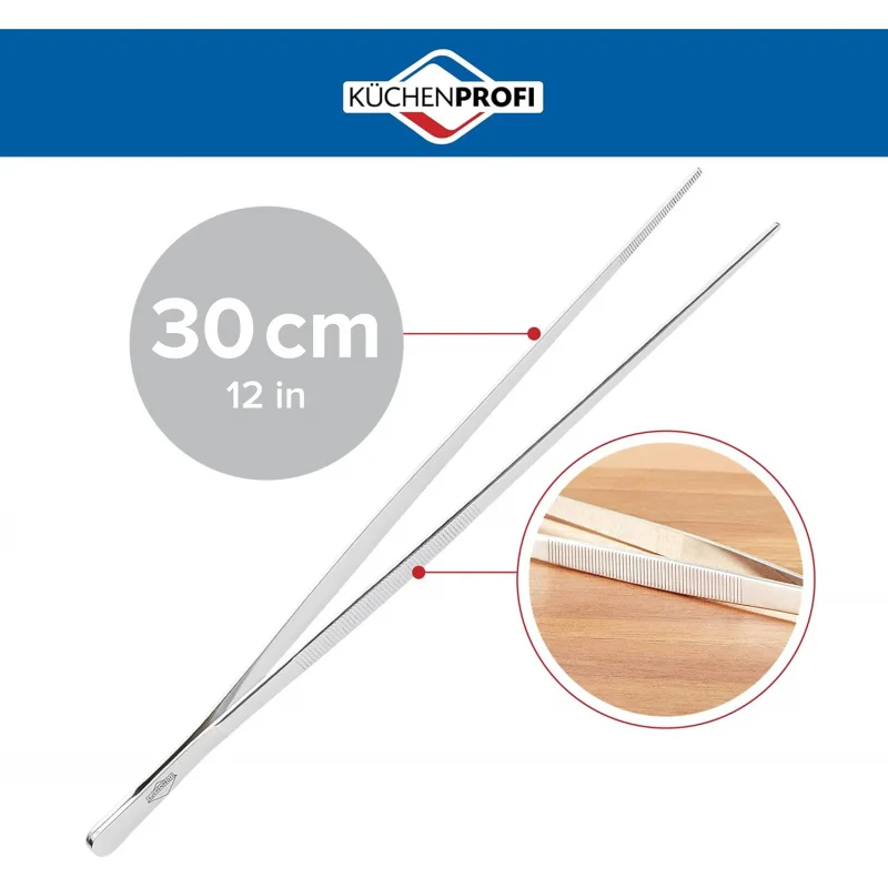 Penjepit Pinset 12 Inci dari Baja Tahan Karat 18/10