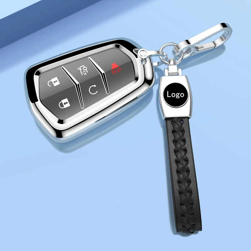 

For Cadillac Key Fob Cover Soft TPU Full Protection Key Fob Case For Cadillac Escalade ATS CTS STS SRX XT5 CT6 XTS Smart Key Cov