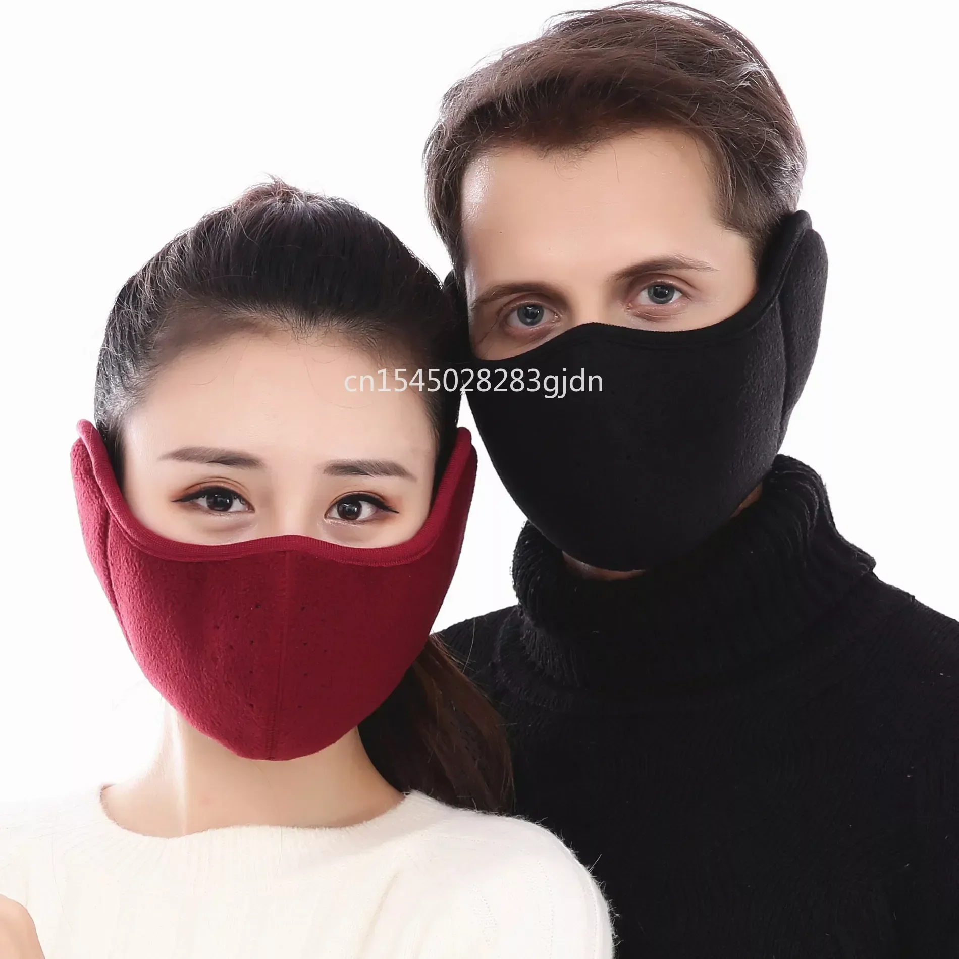 Outdoor Thermal Mask Autumn and Winter Cycling Windproof and Cold Ear Protection Mask 2-in-1 Breathable Winter Thermal Mask