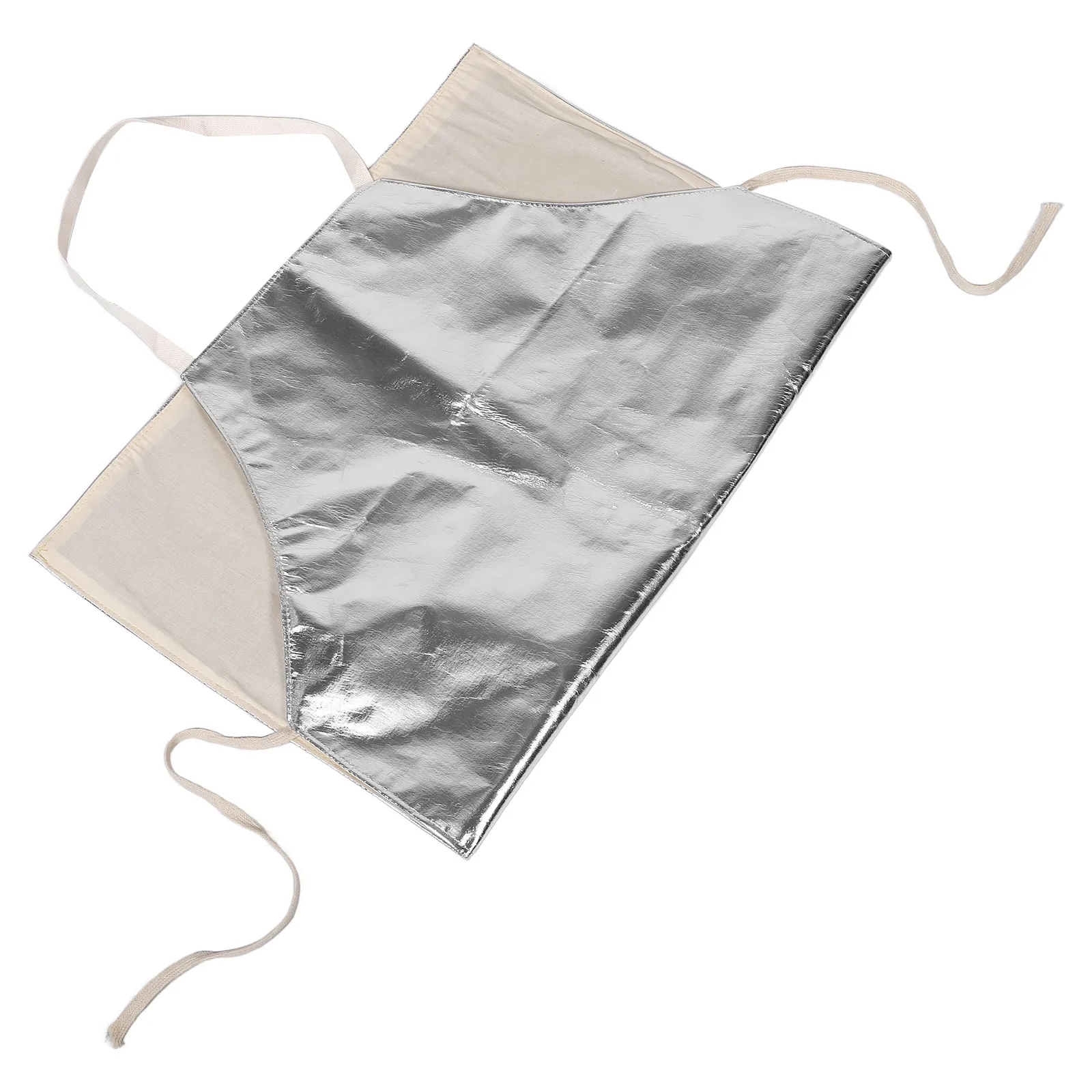 

Fireproof Apron Aluminum Foil Heat Proof Grilling Barber Salon Wood Working Safety White Men Industrial Workshop Protective
