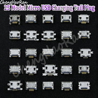 25 Models Micro USB Jack 5Pin USB Charging Socket Connector For Lenovo Huawei Xiaomi ZTE Samsung Port Charging Data power Plug