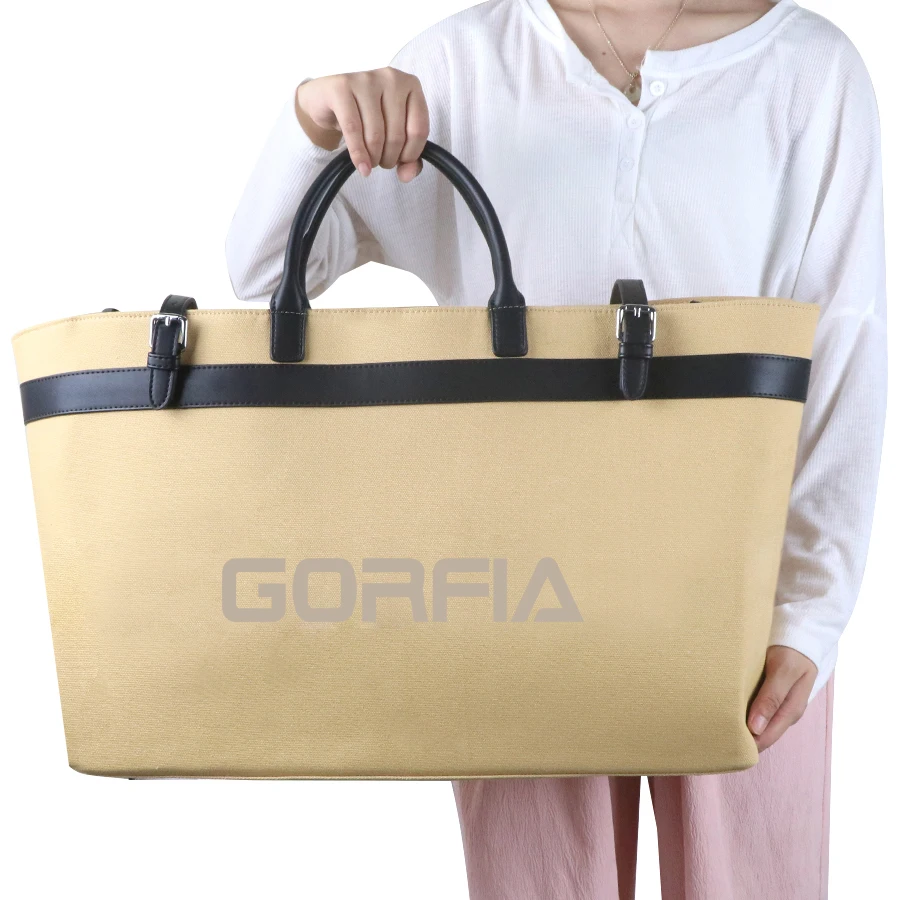 

GorfiaPU leather tote bag printed double handle large capacity travel shopping work daily outing fashion handbag