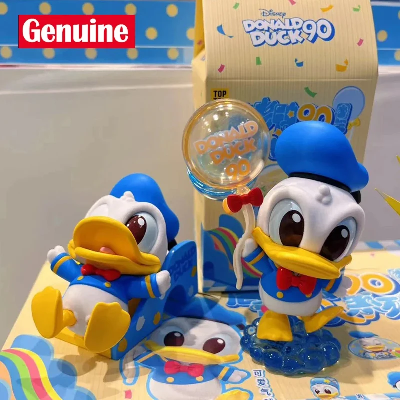 

Disney Donald Duck 90th Anniversary Blind Box Toys Children's Hand Decorated Doll Collectible Gift for Birthday