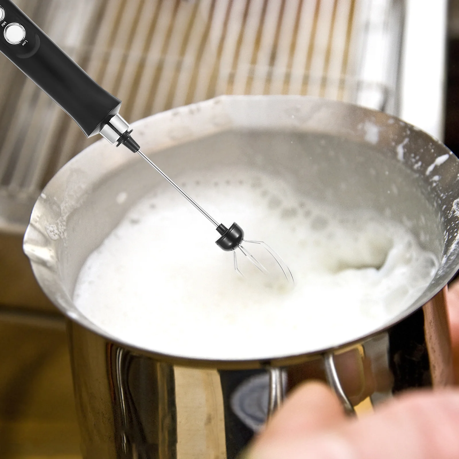 

Electric Milk Frother Rechargeable Handheld Mini Mixer Portable Foam Maker For Coffee Latte Cappuccino Drinks