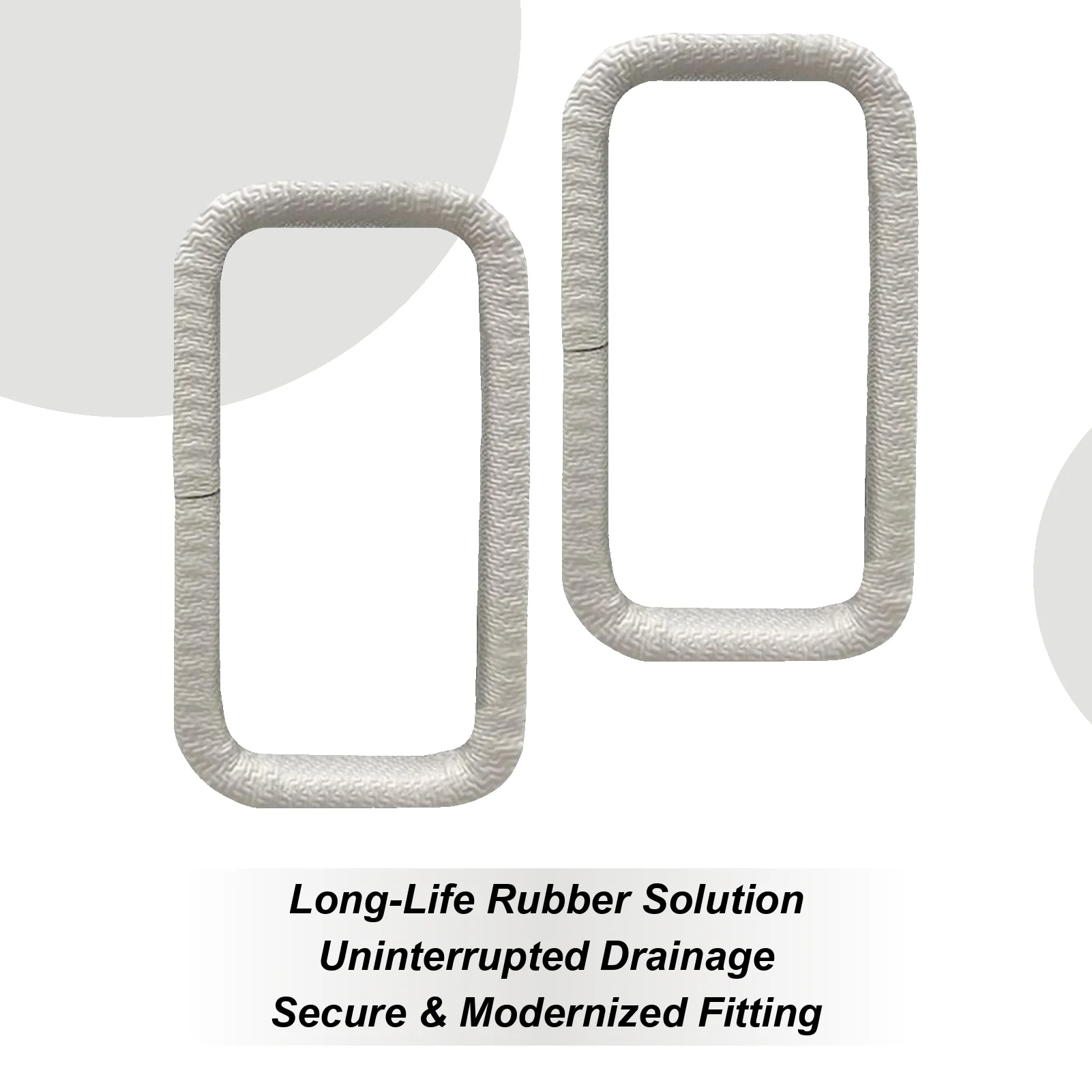 Downspout Gutter Guard 2 Pieces Gutter Protection Covers Non-clogging Rubber Protector Pipe Accessories Spout For House