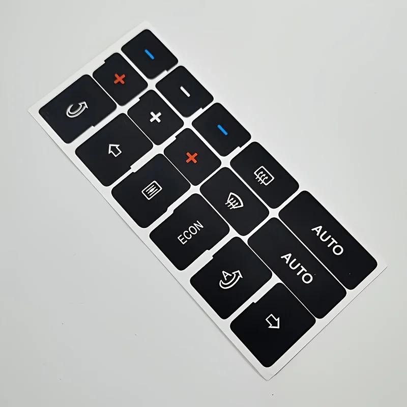 

1set Car AC Button Repair Sticker Air Conditioner Switch Decor Decal