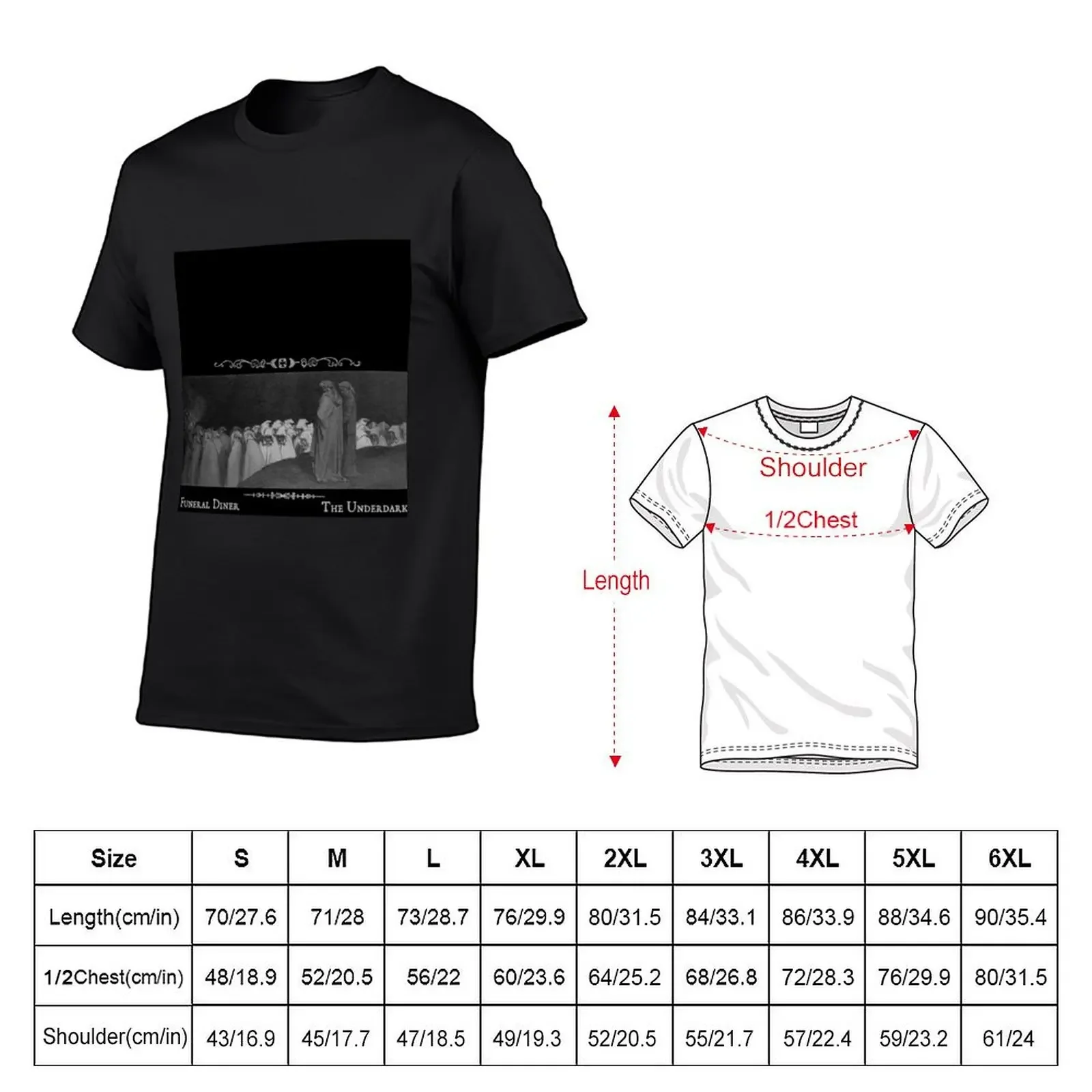 Funeral Diner - The Underdark T-Shirt sports fans sweat oversized t shirt anime figures mens fashion