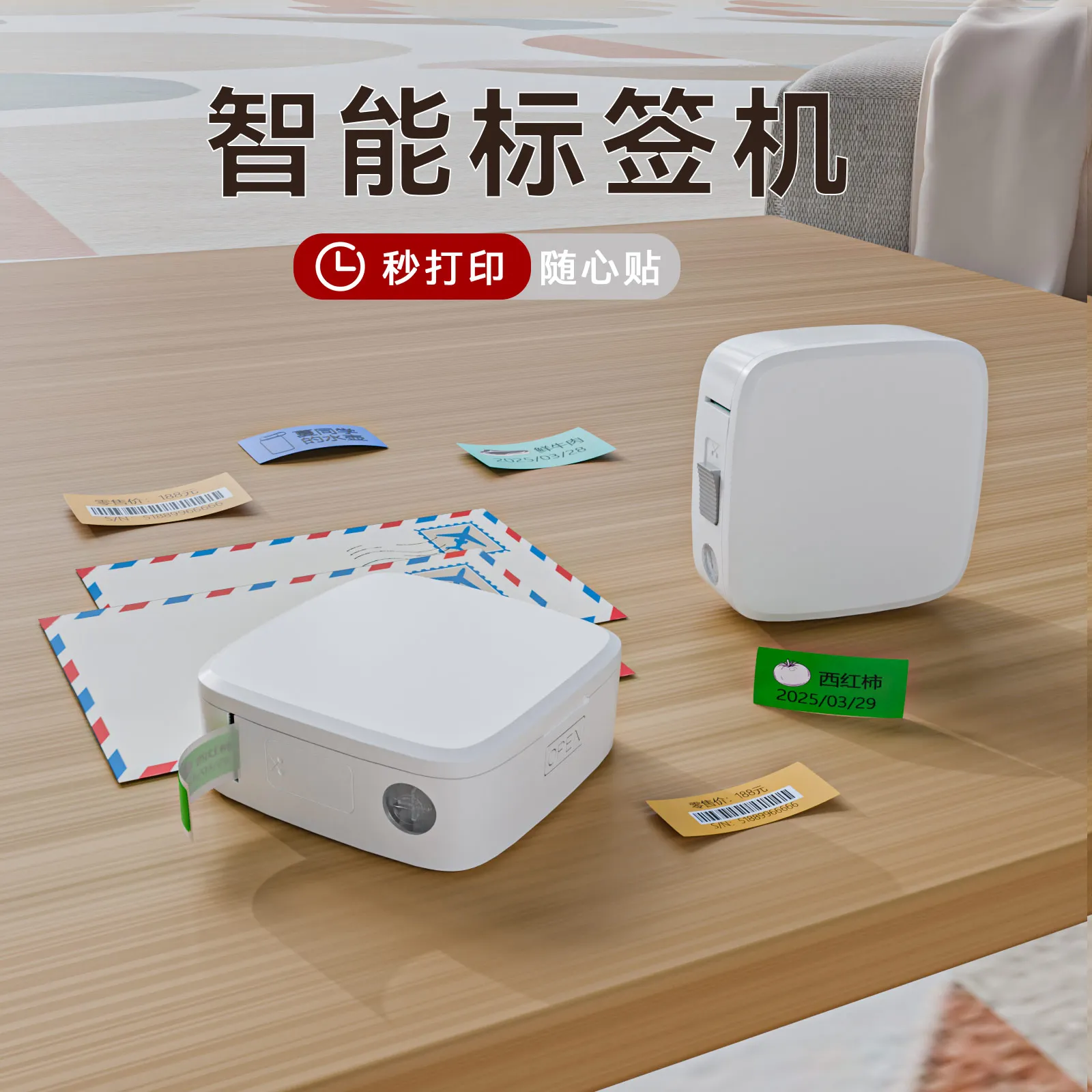 

Принтер для этикеток 15 мм (полдюйма), термопринтер, принтер для именных наклеек, принтер для самоклеящихся этикеток